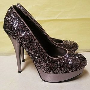 Purple Glitter 5 inch Stilettos